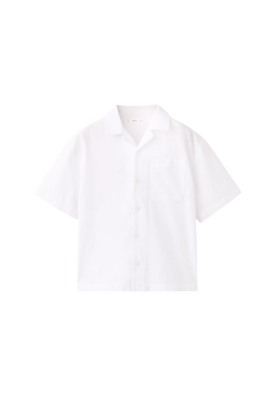 Мальчикам Mango Kids Рубашка MENORCA из льна и хлопка (цвет ), артикул 27066727 | Фото 1