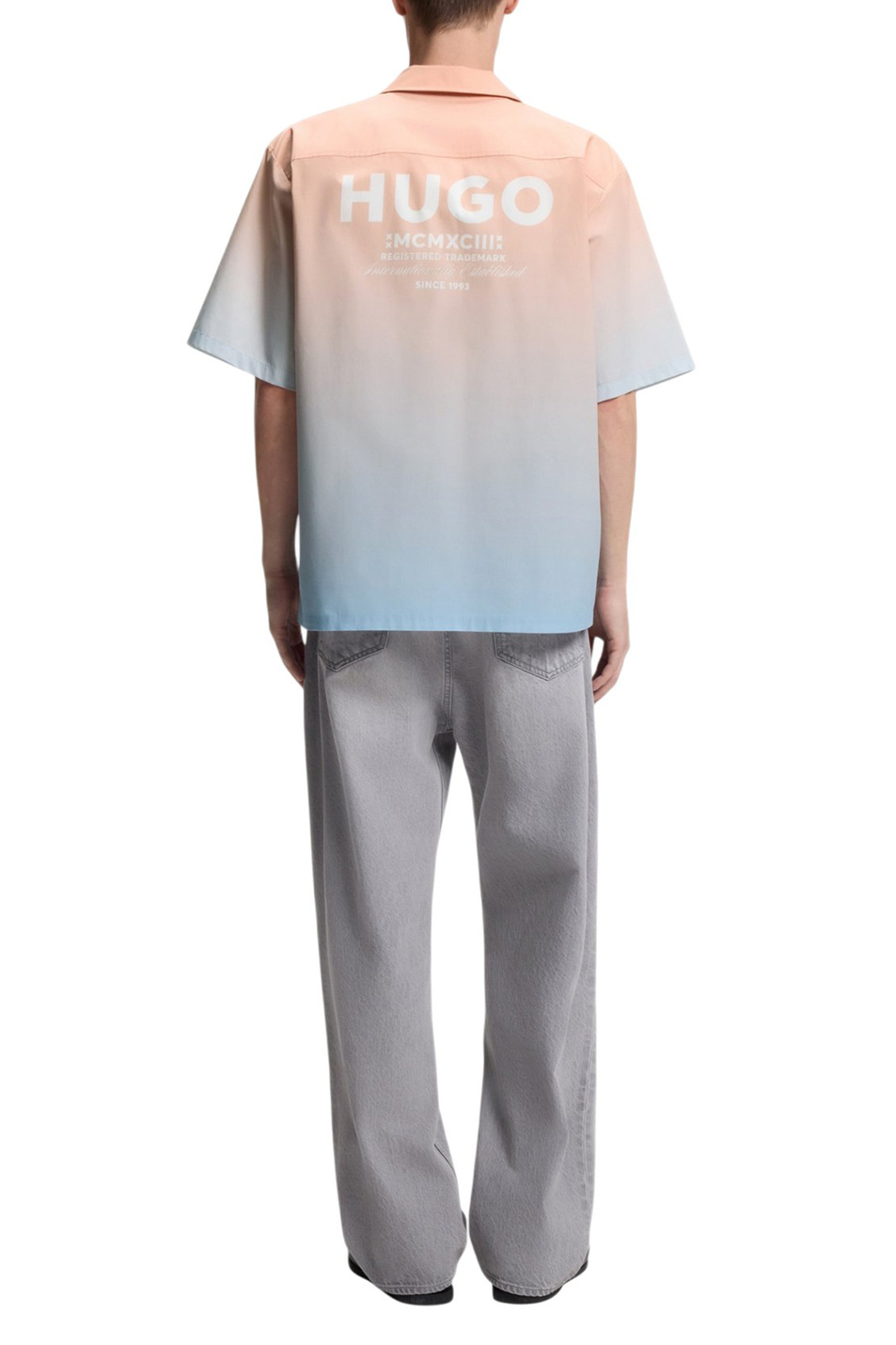 Рубашка Eligino из хлопка|Основной цвет:Разноцветный Мужской HUGO Рубашка Eligino из хлопка (цвет ), артикул 50560710 | Фото 4