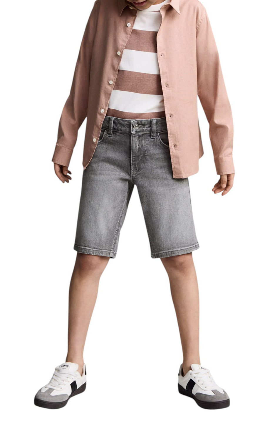Мальчикам Mango Kids Шорты джинсовые JOHN (цвет ), артикул 87066346 | Фото 3