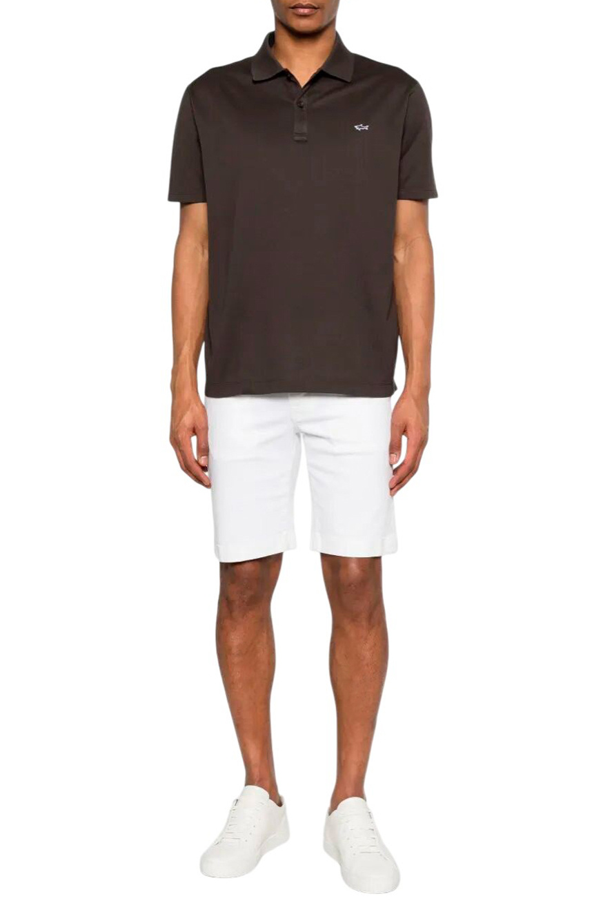 Шорты джинсовые|Основной цвет:Белый Мужской Jacob Cohen Шорты джинсовые (цвет ), артикул OE001030S3848 | Фото 2