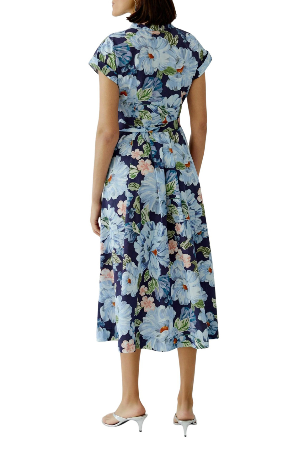 Женский OUI Платье с цветочным принтом (цвет ), артикул 97172 | Фото 4