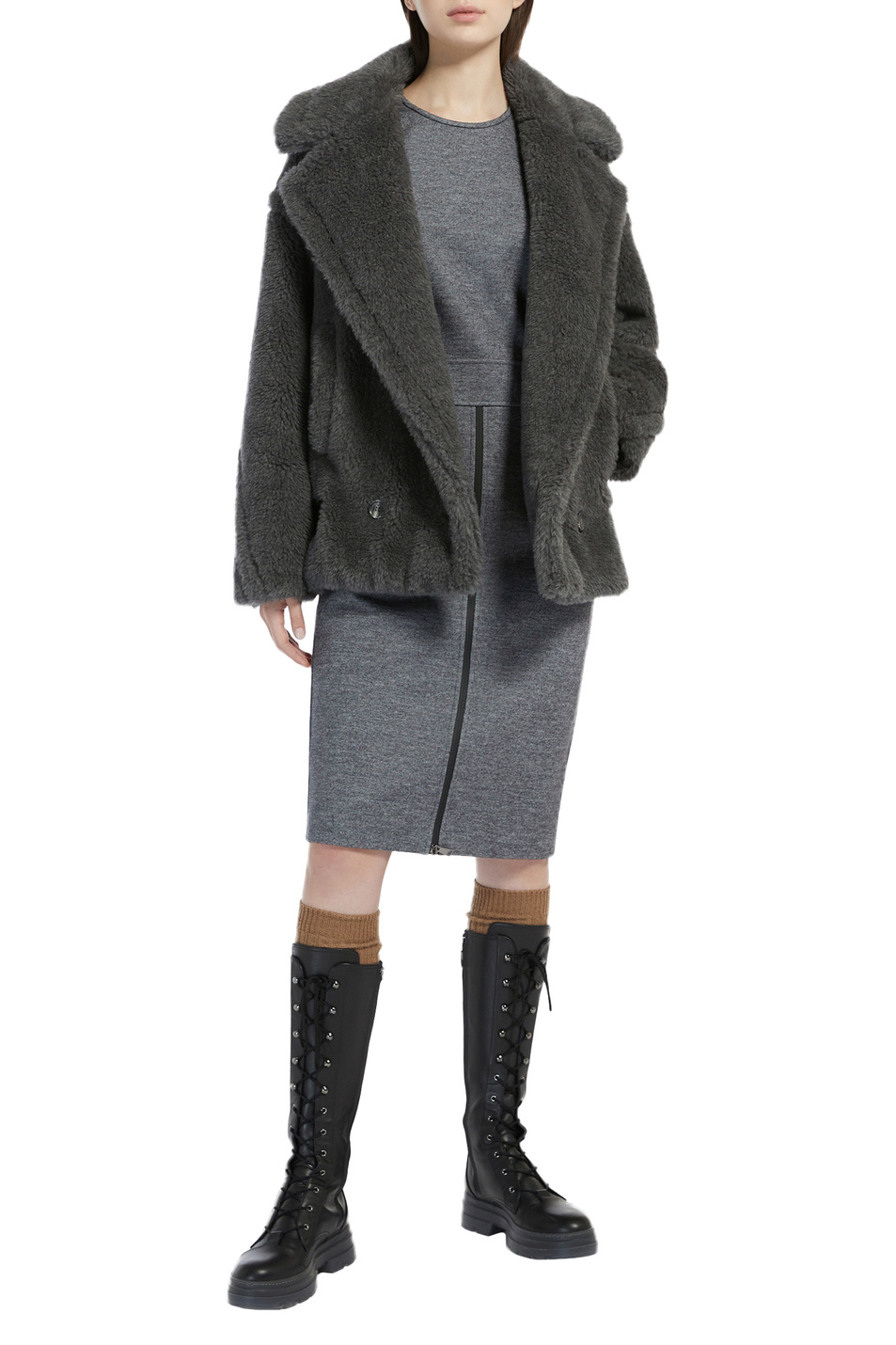 Женский Max Mara Короткое пальто ROSITA с широкими лацканами (цвет ), артикул 10860123 | Фото 2