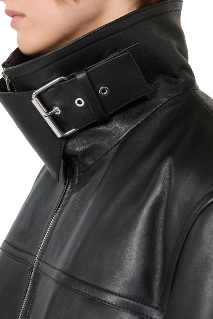 Женский Sportmax Куртка CIOCCA из натуральной кожи (цвет ), артикул 2612441021 | Фото 5