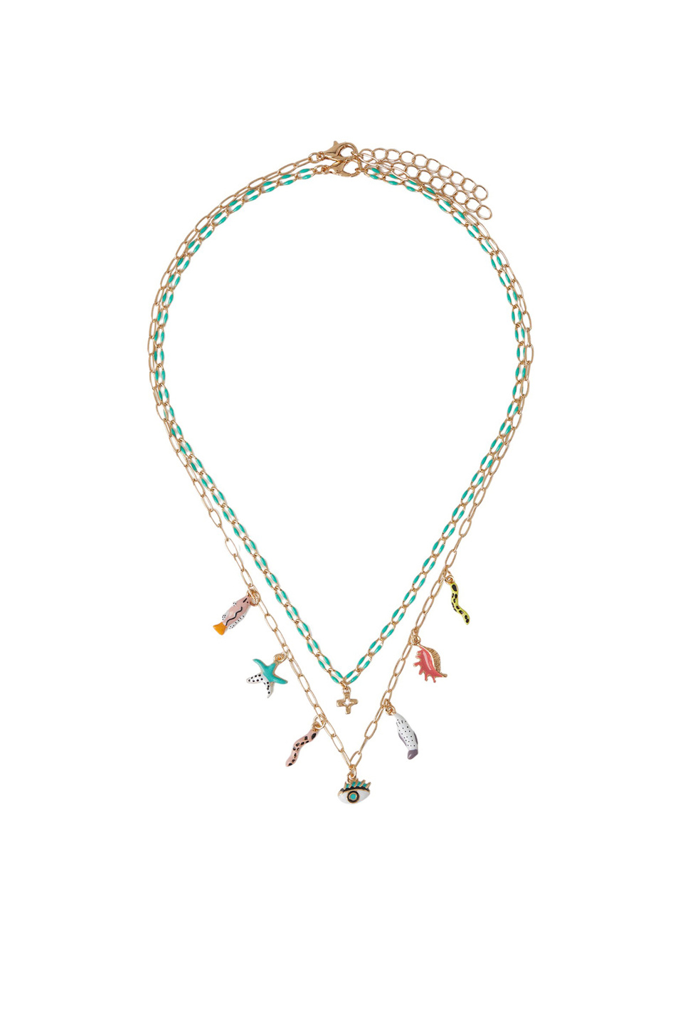 Женский Parfois Ожерелье в комплекте из 2 шт (цвет ), артикул 219393 | Фото 1