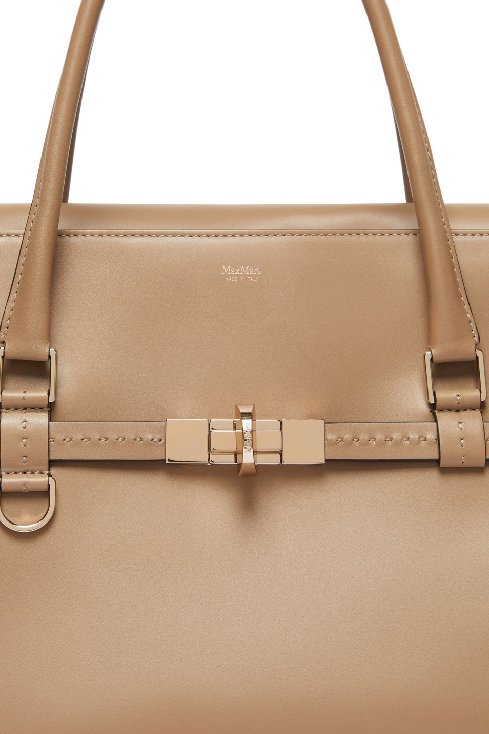 Сумка MARGAUX из натуральной кожи|Основной цвет:Бежевый Женский Max Mara Сумка MARGAUX из натуральной кожи (цвет ), артикул 2524516232 | Фото 4