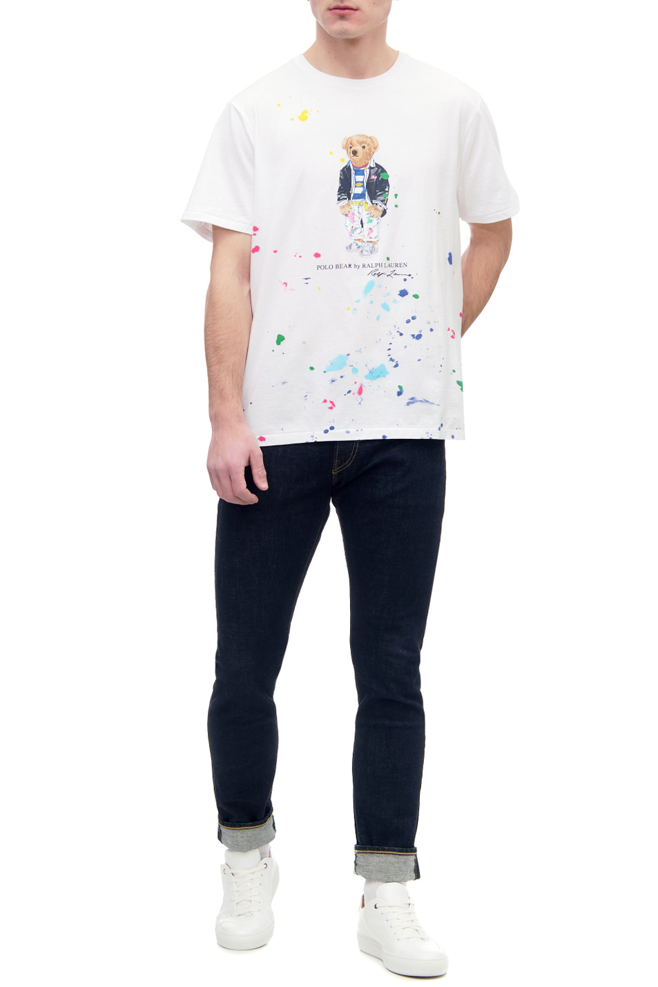 Мужской Polo Ralph Lauren Футболка из натурального хлопка с принтом (цвет ), артикул 710858031001 | Фото 2