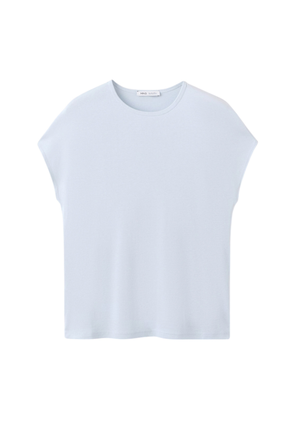 Женский Mango Футболка ZANI однотонная (цвет ), артикул 27007805 | Фото 1