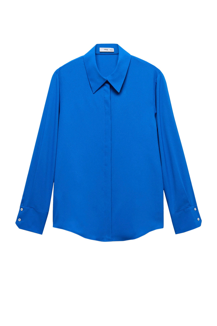 Блузка BASIC|Основной цвет:Синий|Артикул:67044045 | Фото 1
