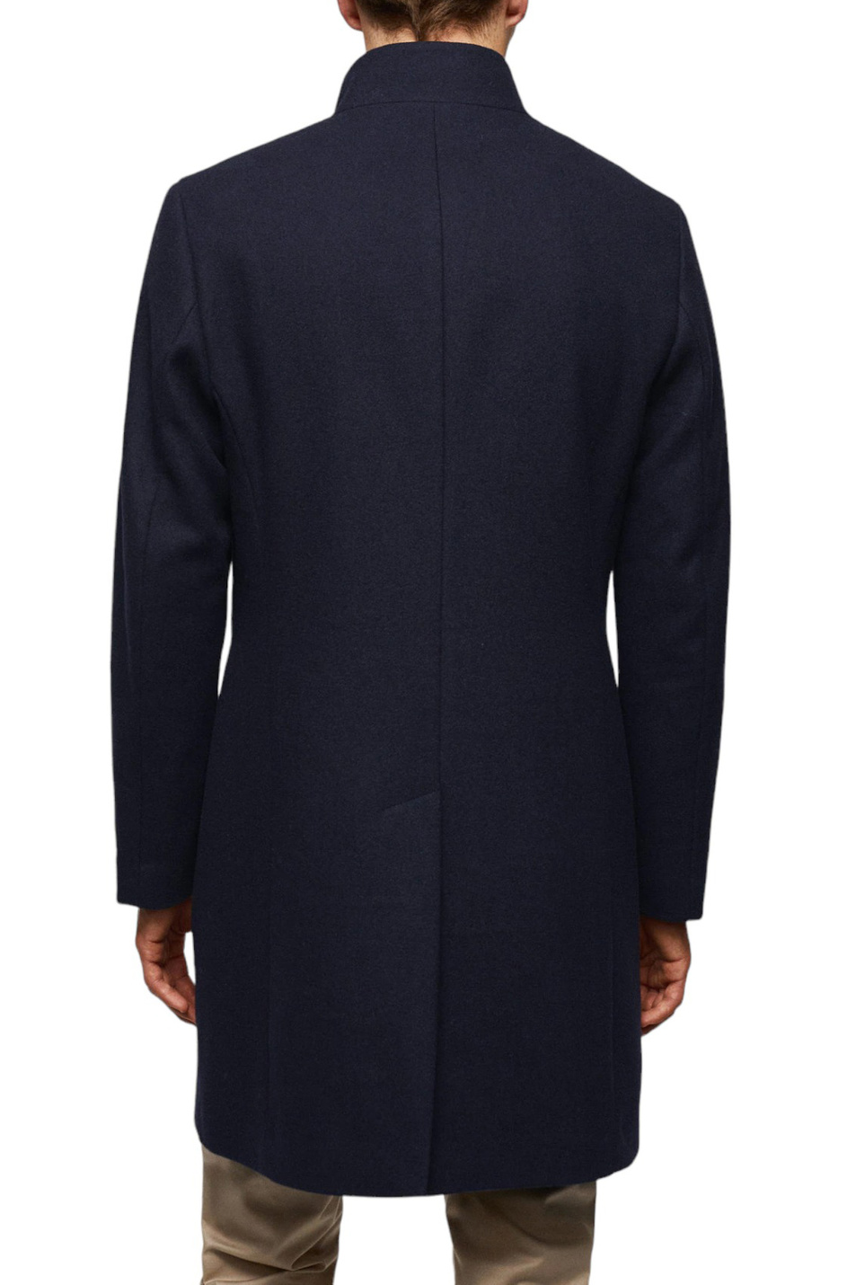 Мужской Mango Man Пальто однотонное FUNNEL (цвет ), артикул 57025950 | Фото 4