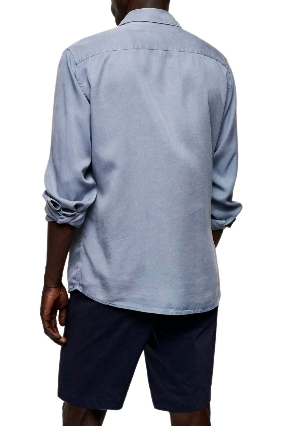 Мужской Mango Man Рубашка однотонная MENORCA (цвет ), артикул 57040576 | Фото 4