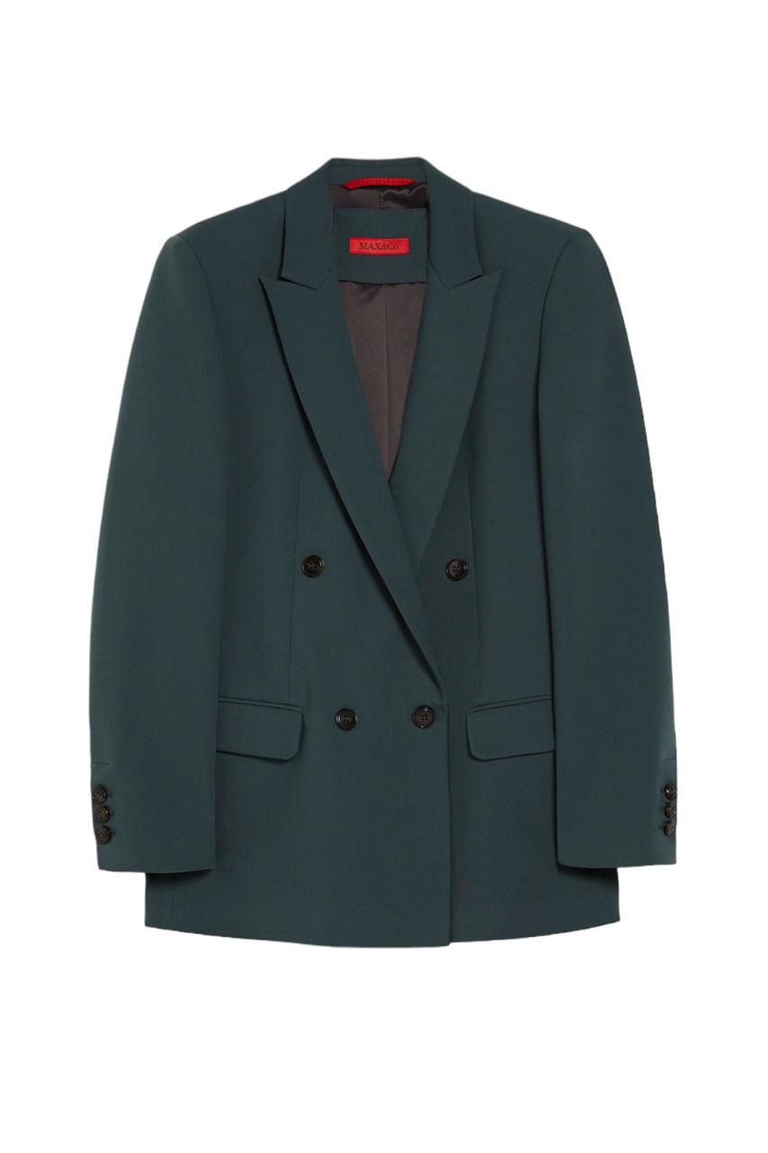 Пиджак двубортный PESETAS|Основной цвет:Зеленый|Артикул:70440323 | Фото 1