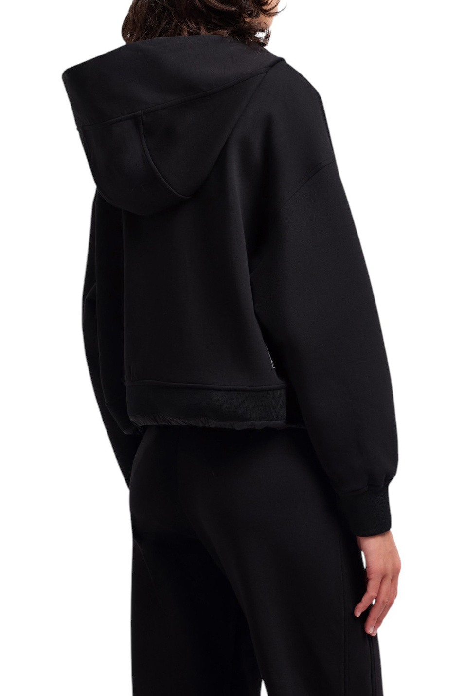 Женский Emporio Armani Толстовка из смесового хлопка (цвет ), артикул EW001358-AF10002 | Фото 3