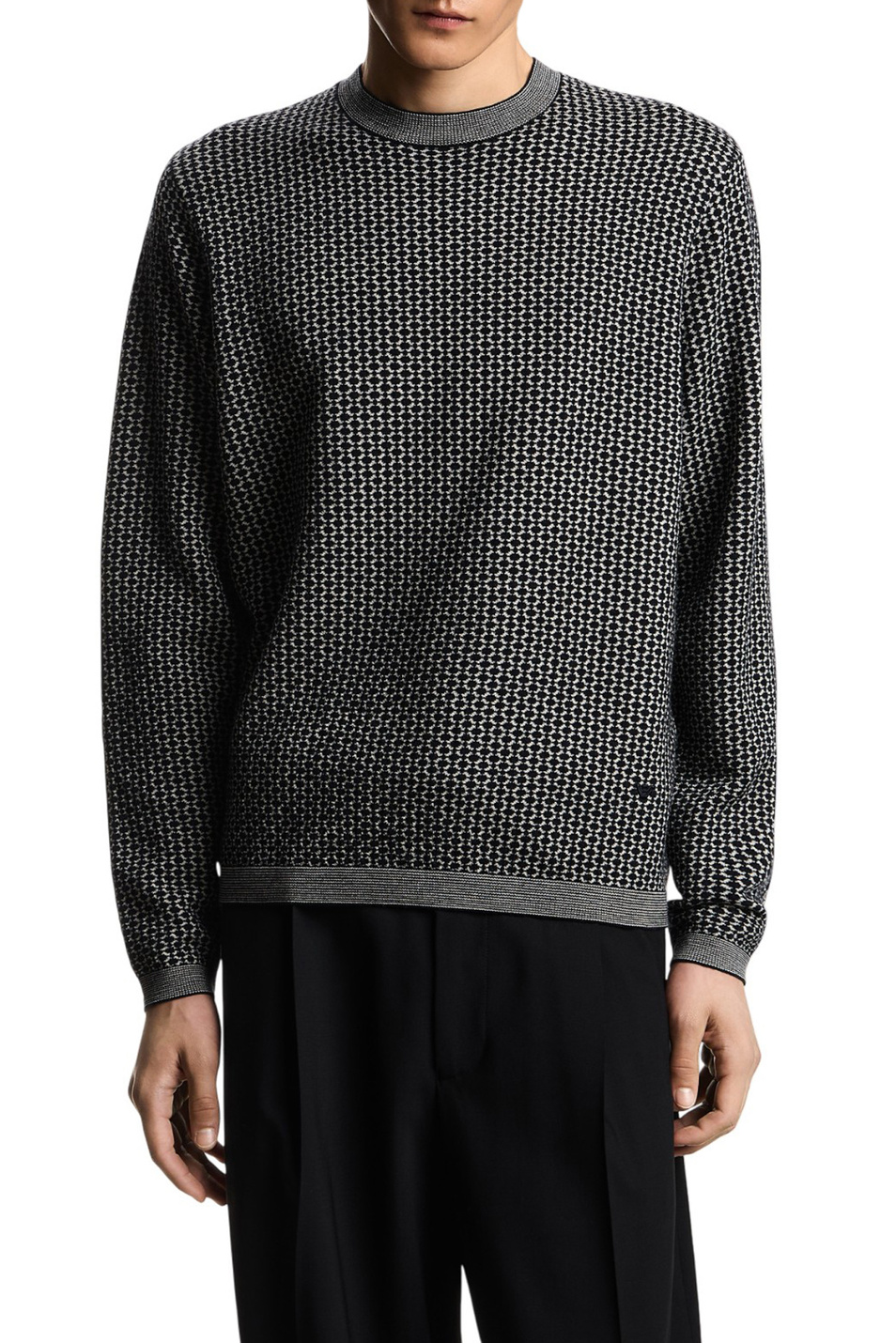 Мужской Emporio Armani Джемпер из шерсти (цвет ), артикул EM005302-AF24356 | Фото 4