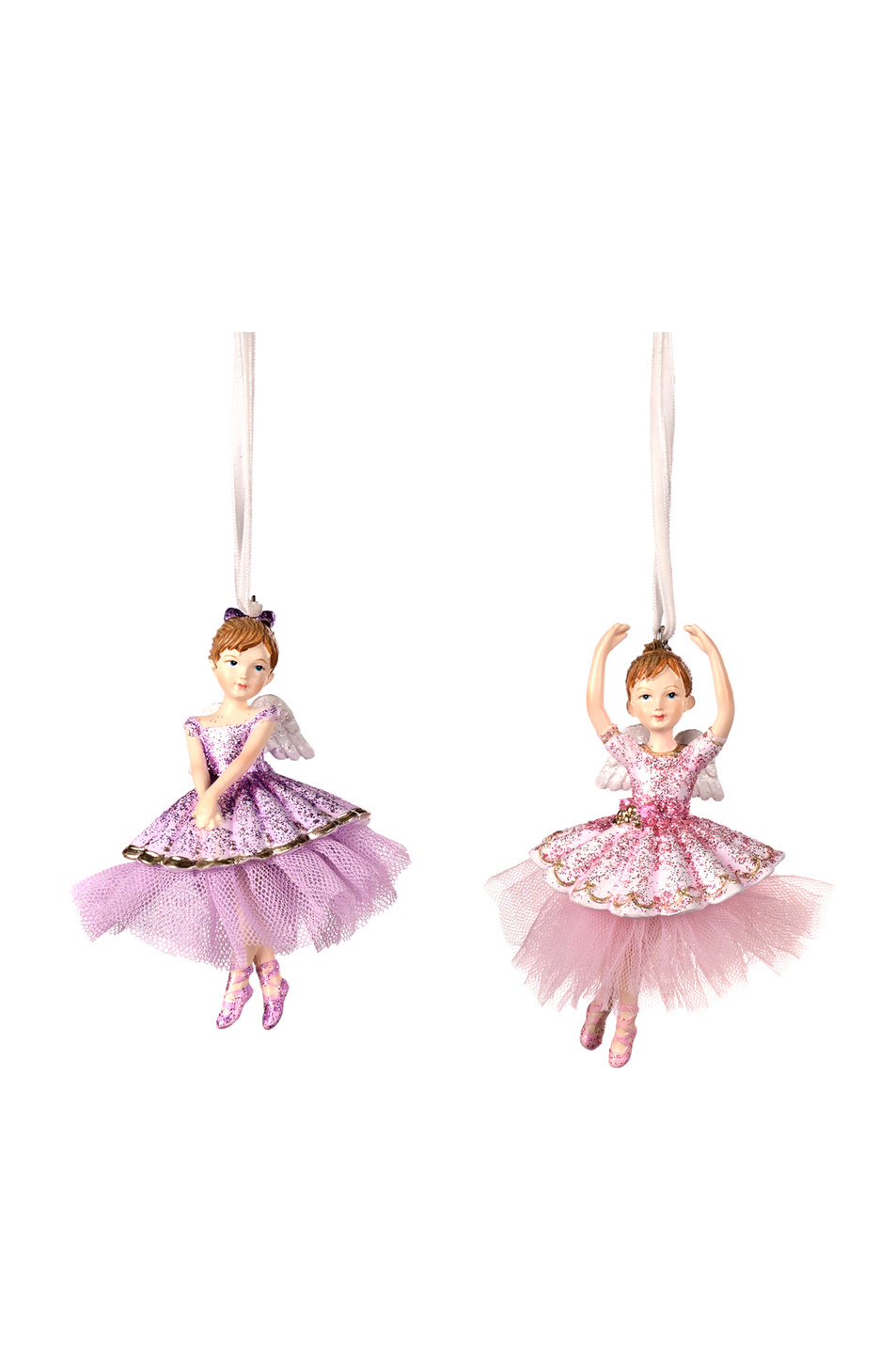Не имеет пола Goodwill Елочная игрушка "Ангел-балерина", 10 см (цвет ), артикул D 43257 | Фото 1