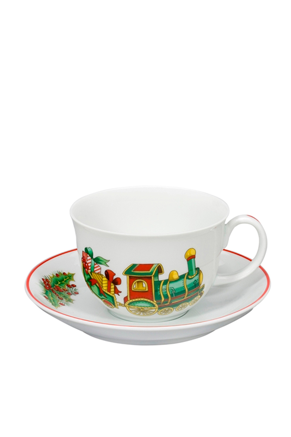 Не имеет пола Vista Alegre Набор чашек чайных с блюдцами CHRISTMAS MAGIC, 278 мл, 12 предметов (цвет ), артикул PF057843 | Фото 5