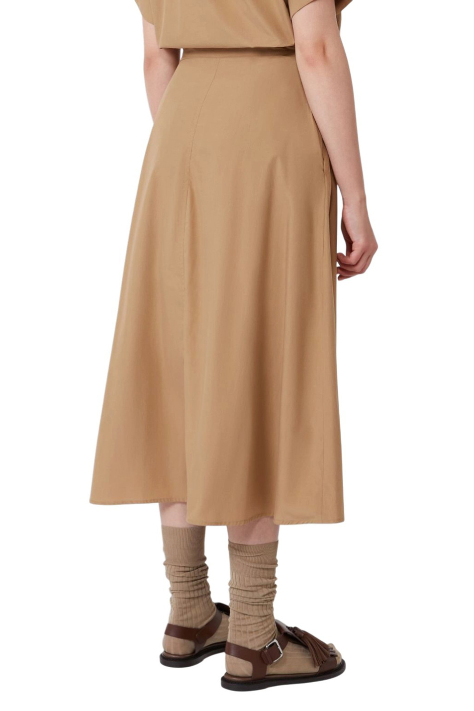 Женский Weekend Max Mara Юбка ZATTERA из хлопка (цвет ), артикул 2615101042 | Фото 4