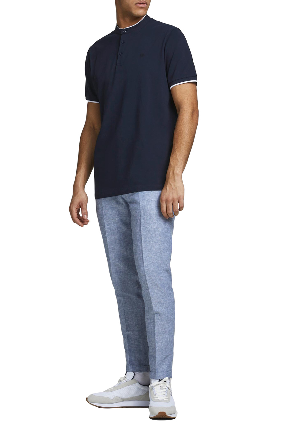 Мужской Jack & Jones Футболка поло из эластичного хлопка (цвет ), артикул 12188451 | Фото 2