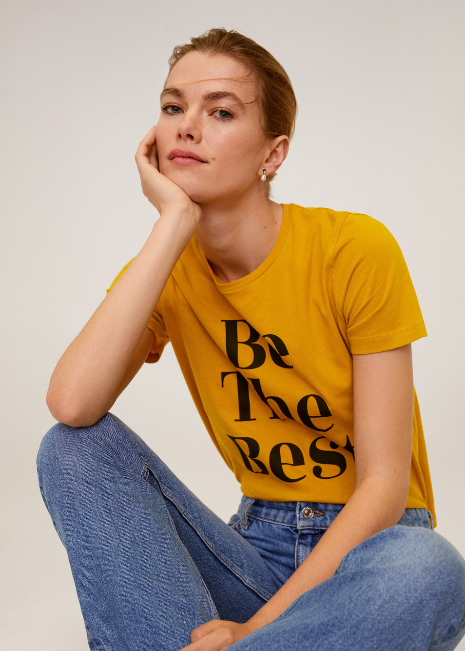 Женский Mango Футболка ILUSTRA (цвет ), артикул 67014401 | Фото 6