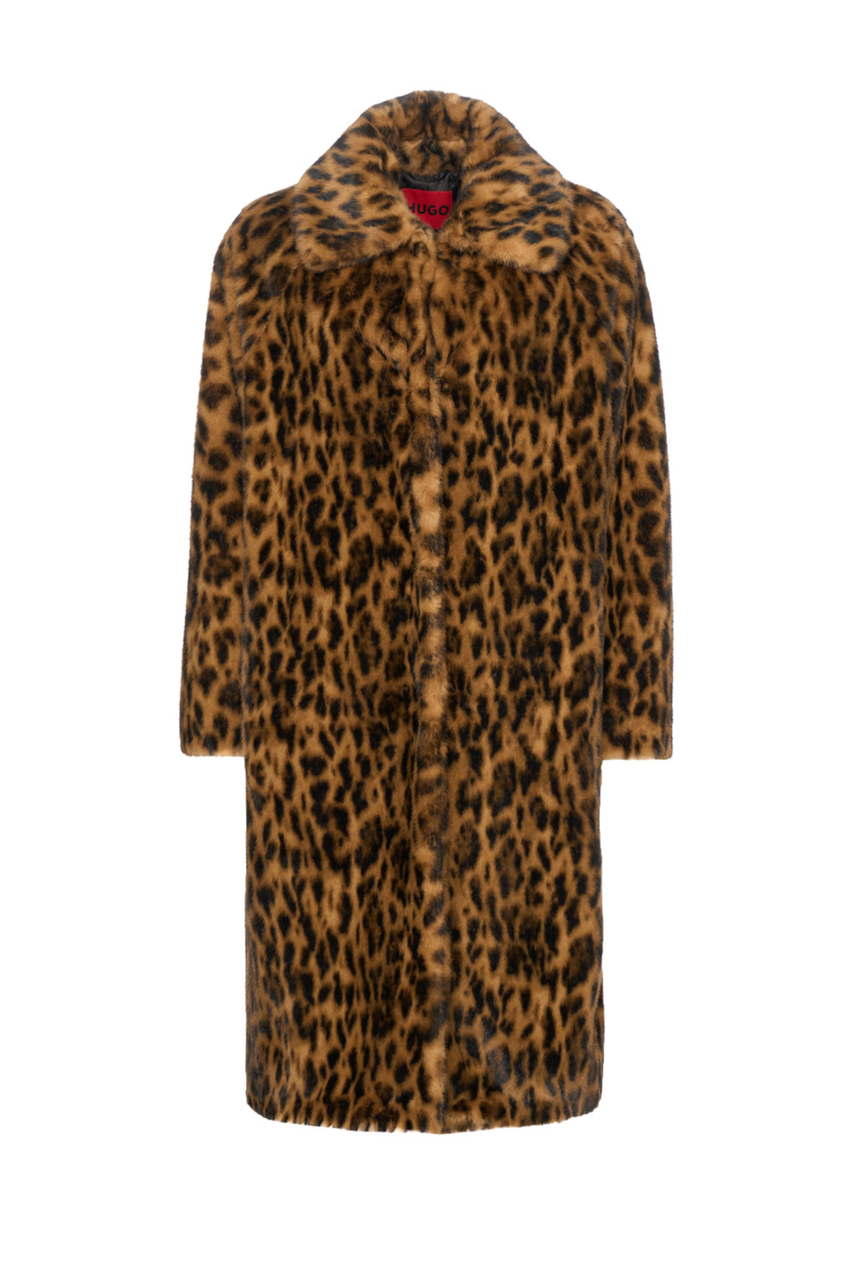 Шуба Mafelda с леопардовым принтом|Основной цвет:Коричневый Женский HUGO Шуба Mafelda с леопардовым принтом (цвет ), артикул 50547609 | Фото 1