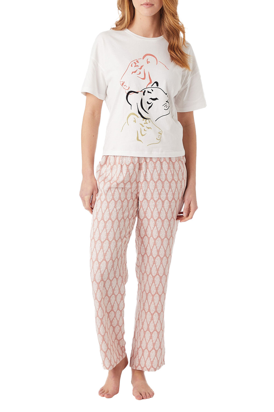 Женский Etam Пижамные брюки DOUGG с принтом (цвет ), артикул 6539373 | Фото 2