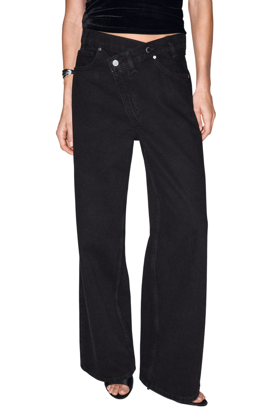 Женский Mango Джинсы MALENE из хлопка (цвет ), артикул 17078640 | Фото 3