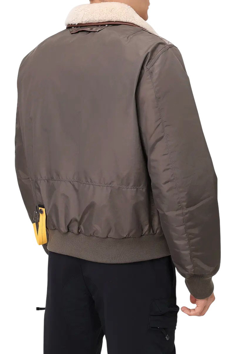 Бомбер FIRE S. с пуховым наполнителем|Основной цвет:Хаки Мужской Parajumpers Бомбер FIRE S. с пуховым наполнителем (цвет ), артикул PMJKMA26 | Фото 5