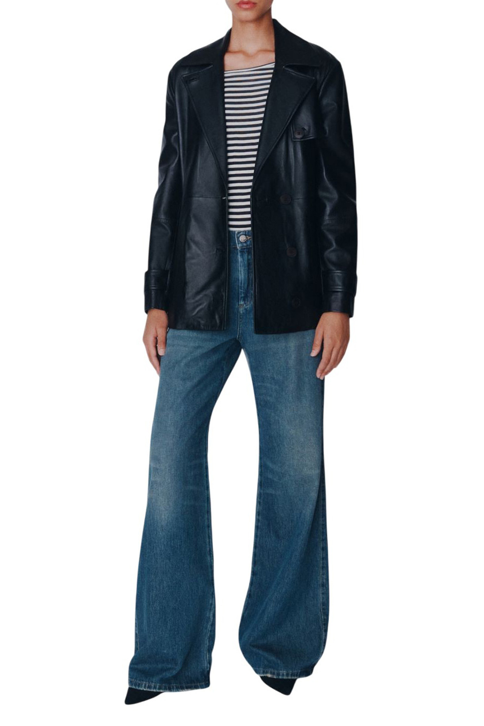 Женский MARELLA Джинсы MLSWLEG из хлопка (цвет ), артикул 2613181014 | Фото 2