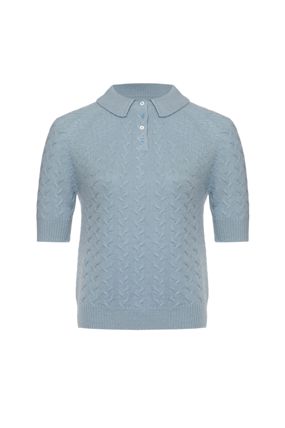 Женский Ermanno Scervino Джемпер-поло из кашемира (цвет ), артикул D495L324KFX | Фото 1
