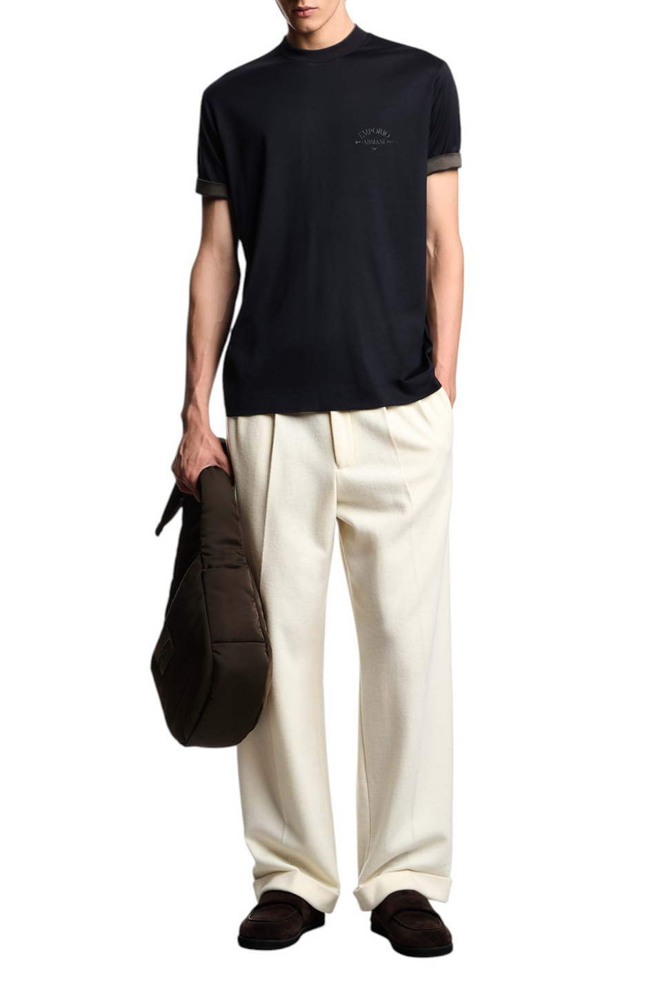 Мужской Emporio Armani Футболка с логотипом (цвет ), артикул EM002939-AF18312 | Фото 2