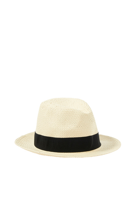 Соломенная шляпа|Основной цвет:Кремовый|Артикул:891080 | Фото 1
