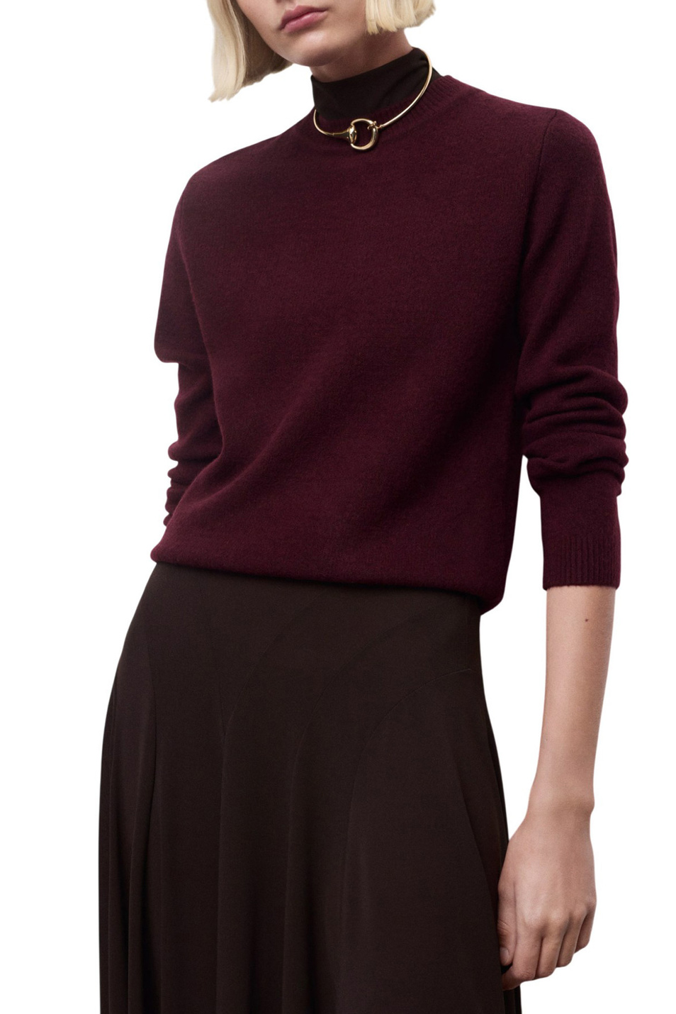 Женский Mango Джемпер SEEDSUN с круглым вырезом (цвет ), артикул 17007792 | Фото 3