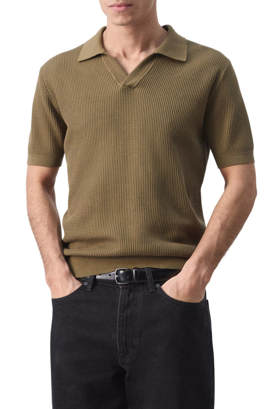 Мужской Mango Man Поло SALAS из хлопка (цвет ), артикул 27094425 | Фото 3