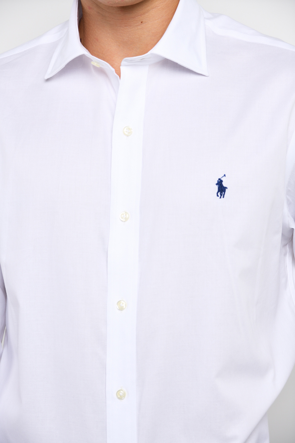 Мужской Polo Ralph Lauren Рубашка из натурального хлопка (цвет ), артикул 712735650004 | Фото 4