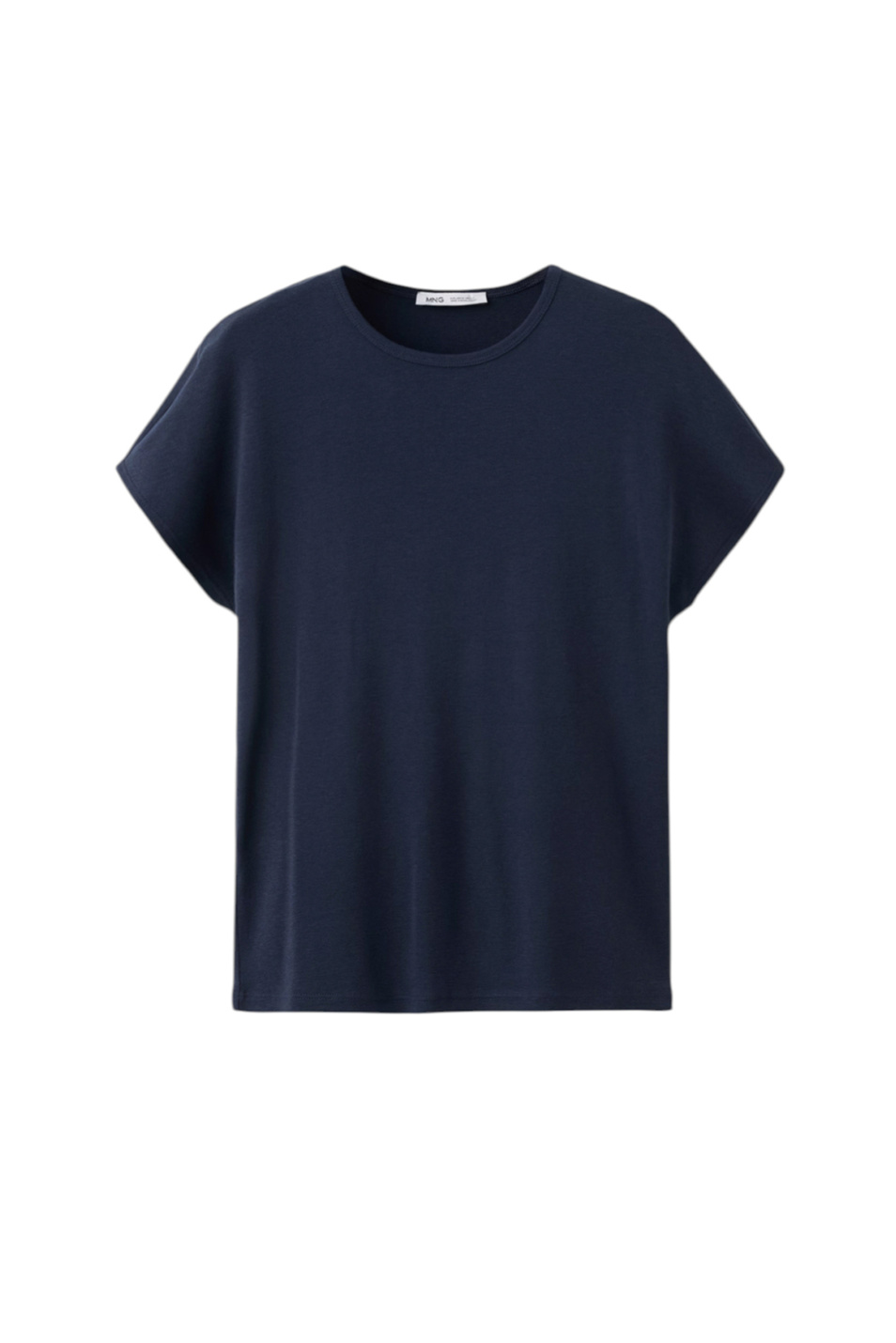 Женский Mango Футболка ZANI однотонная (цвет ), артикул 27007805 | Фото 1