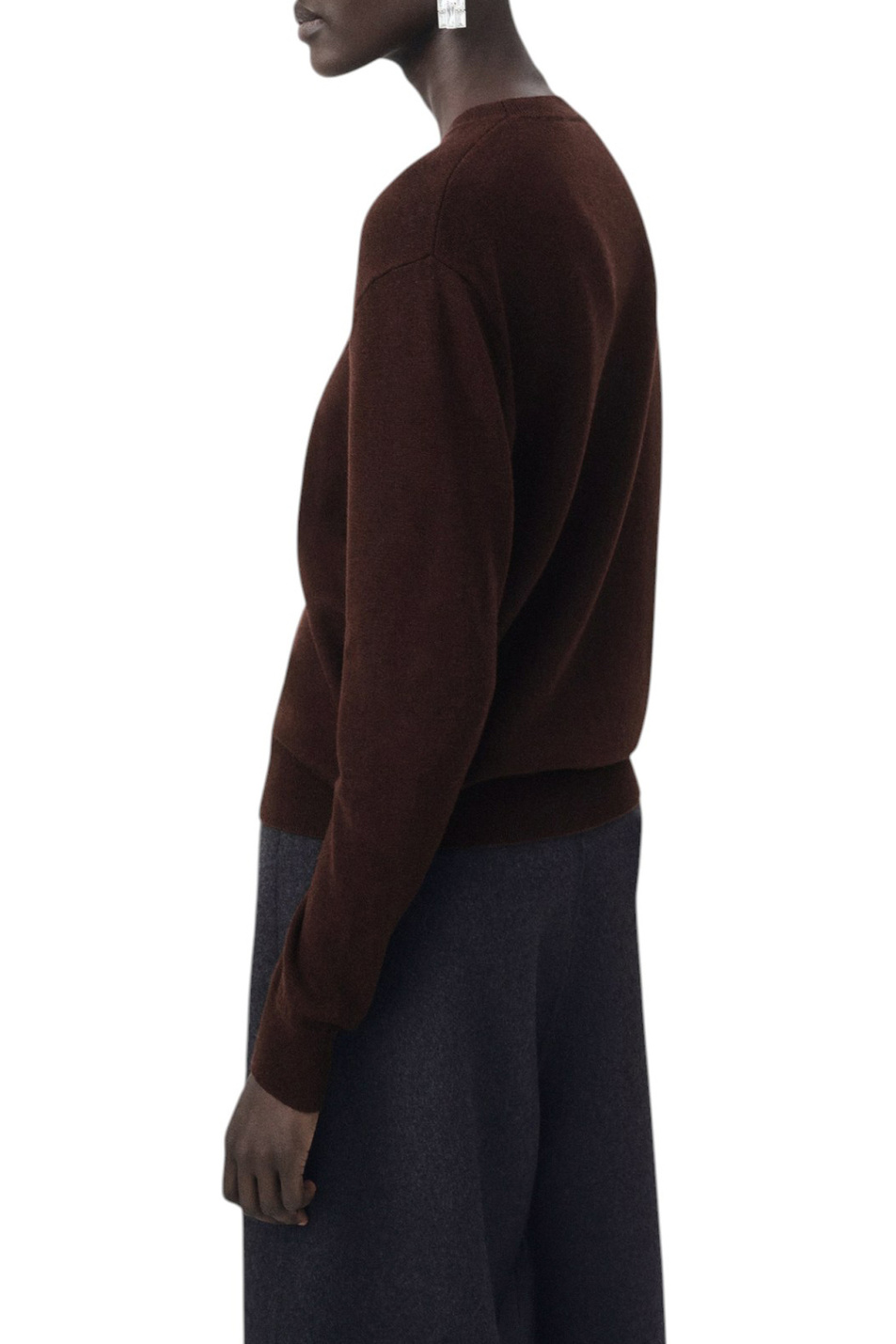 Женский Mango Джемпер SERRANO из шерсти (цвет ), артикул 17016354 | Фото 4