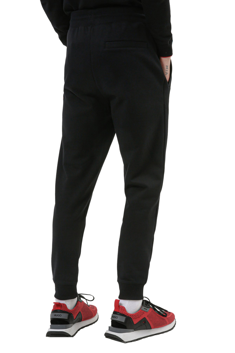 HUGO Спортивные брюки с манжетами и логотипом (цвет ), артикул 50457121 | Фото 4