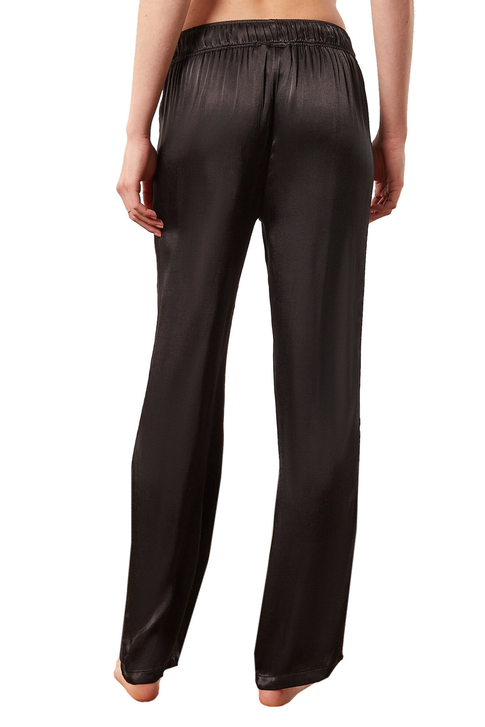 Etam Атласные брюки LEDAH с прозрачной вставкой (цвет ), артикул 6531078 | Фото 3
