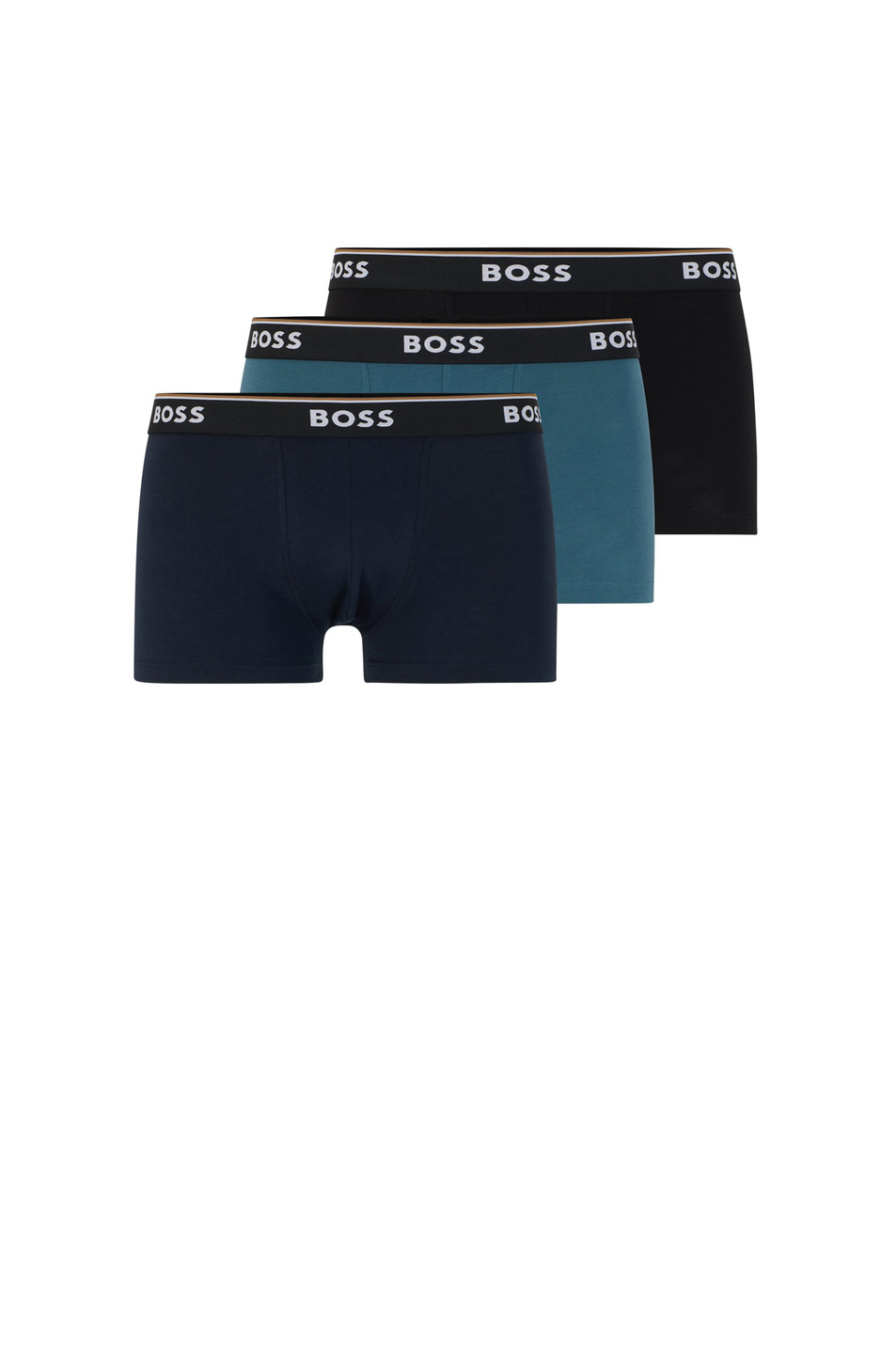 Мужской BOSS Набор из 3 трусов с логотипом на поясе (цвет ), артикул 50483640 | Фото 1