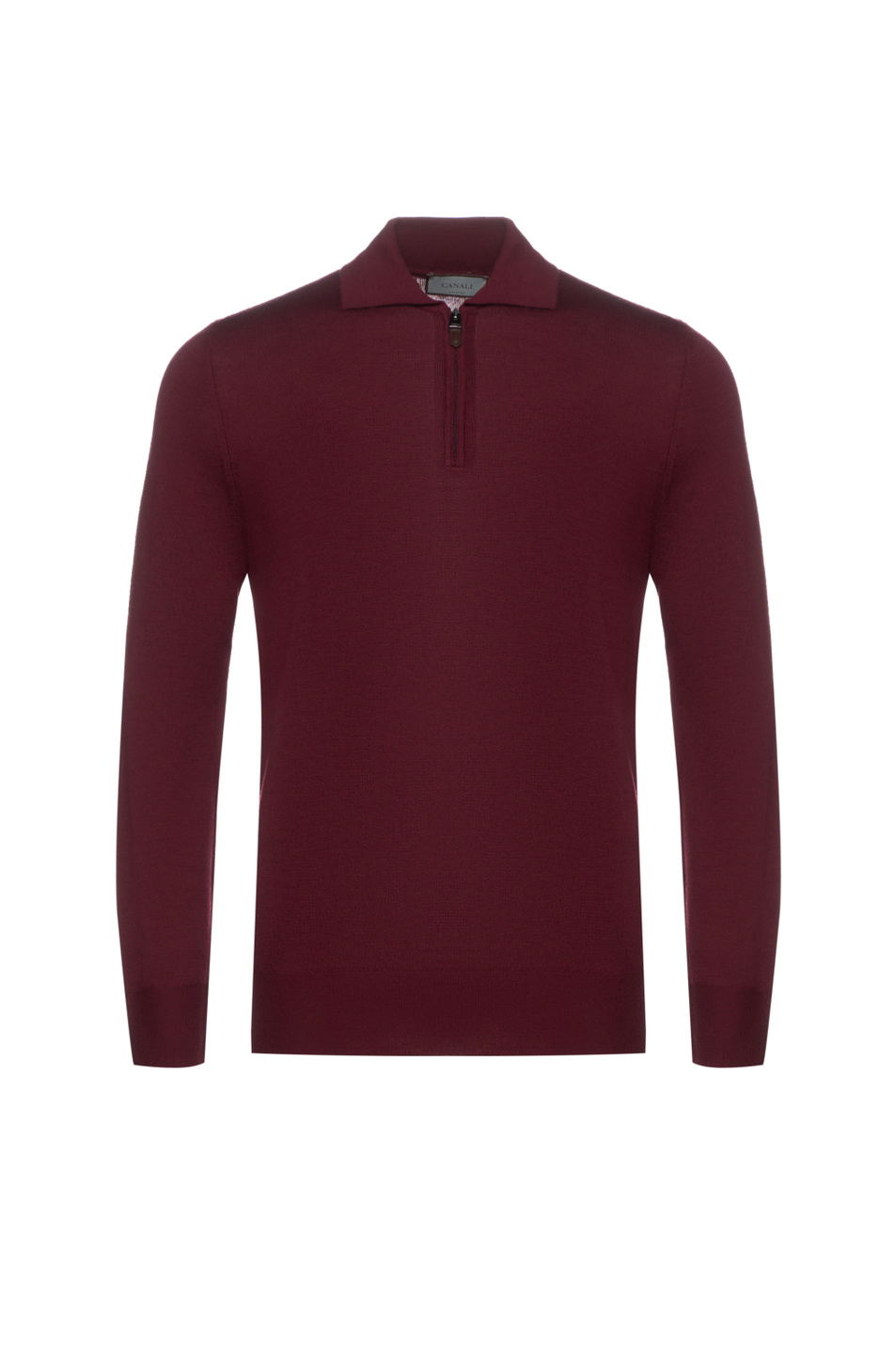 Мужской Canali Джемпер поло однотонный (цвет ), артикул C0572MK01149 | Фото 1