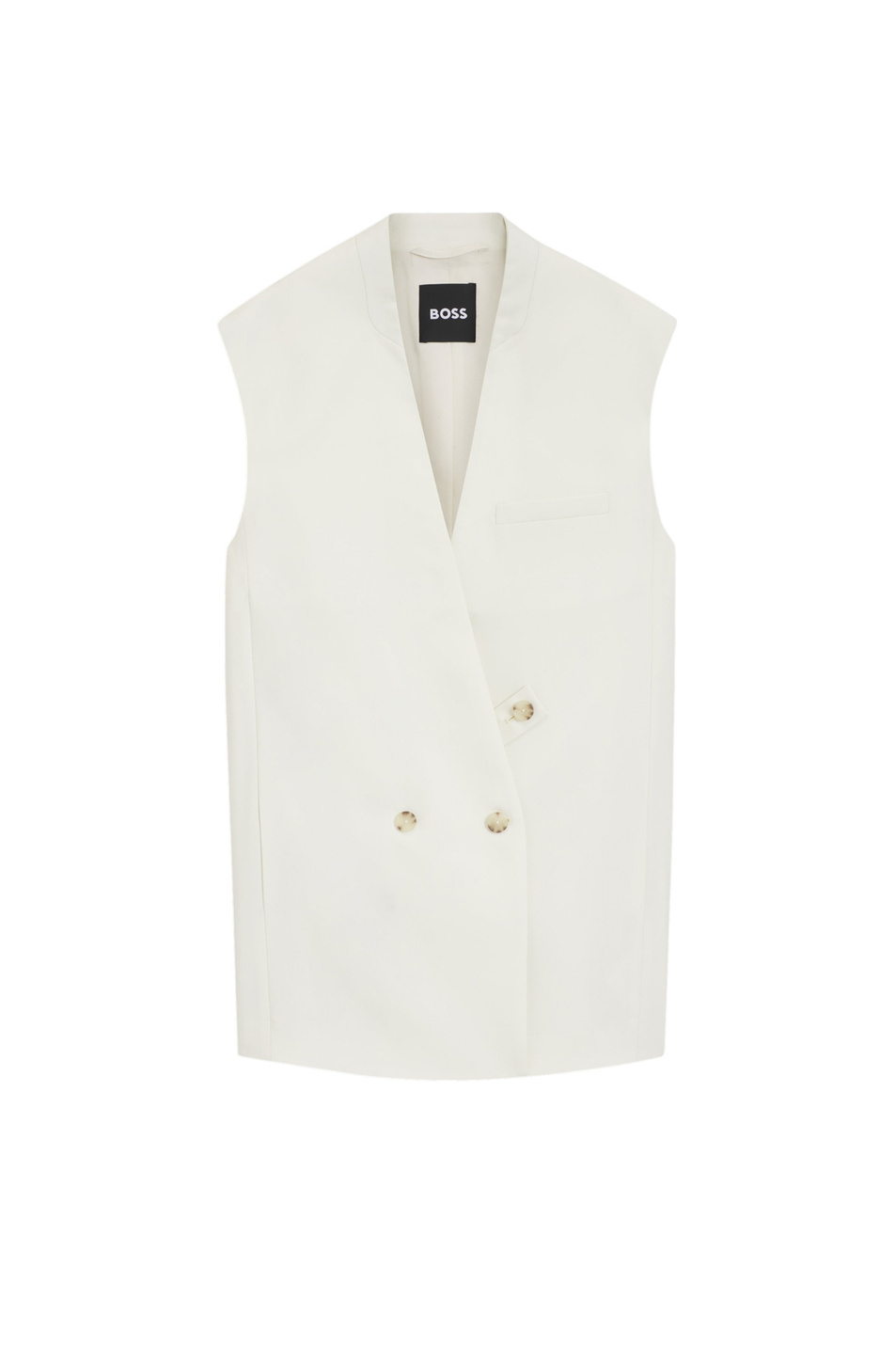 Жилет Jawikiri из смесовой шерсти|Основной цвет:Кремовый Женский BOSS Жилет Jawikiri из смесовой шерсти (цвет ), артикул 50558293 | Фото 1