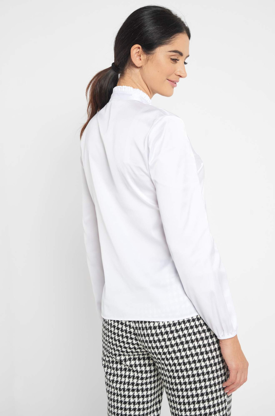 Orsay Рубашка с воротником-стойкой и оборками (цвет ), артикул 690169 | Фото 3