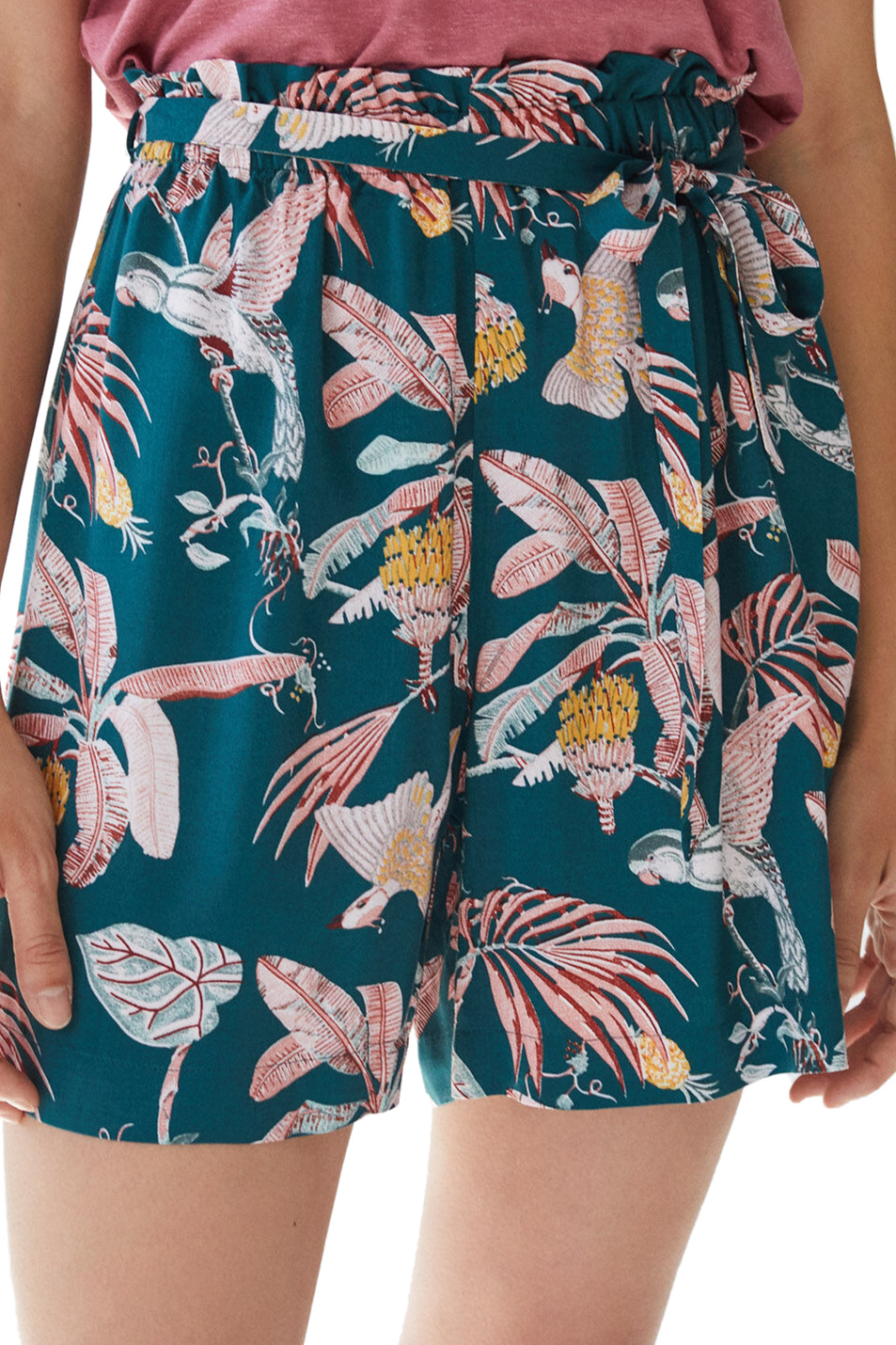 Women'secret Шорты из вискозы с тропическим принтом (цвет ), артикул 3702200 | Фото 3