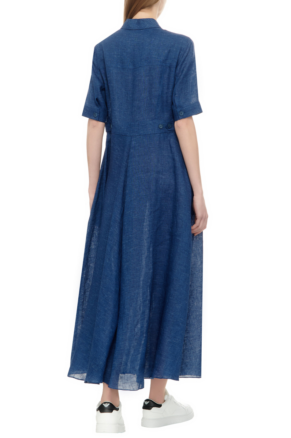 Женский Emporio Armani Платье из смесового льна (цвет ), артикул E3NA08-F2017 | Фото 3