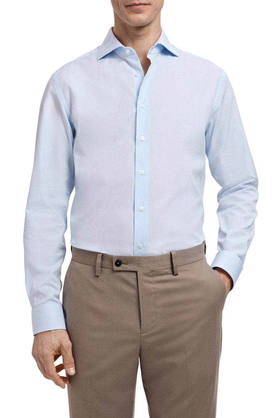 Мужской Mango Man Рубашка EMERITOL из хлопка (цвет ), артикул 27061192 | Фото 3