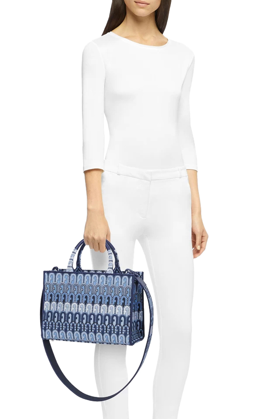 Женский Furla Сумка-шоппер OPPORTUNITY из комбинированного материала (цвет ), артикул WB00299 | Фото 4