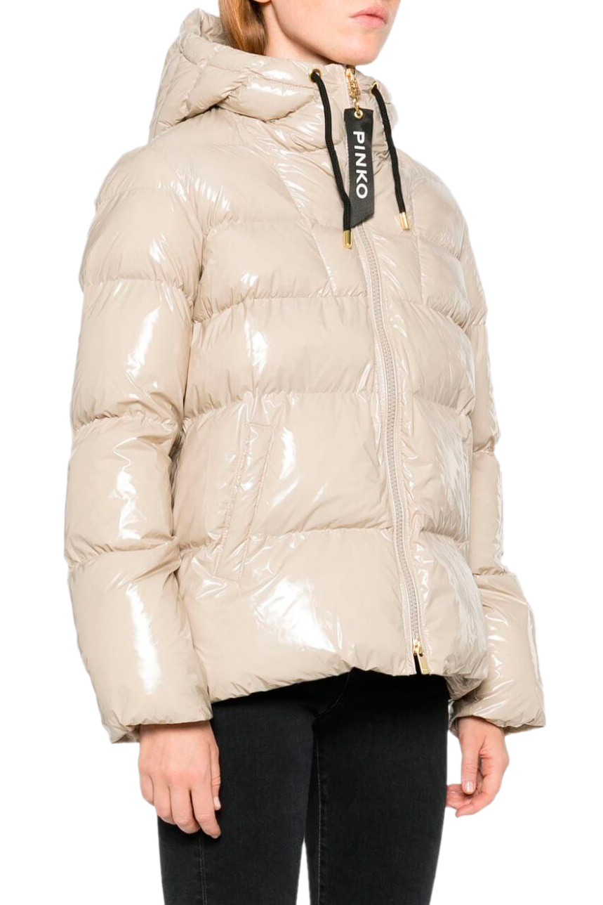 Pinko ❤ женская куртка стеганая eleodoro с капюшоном со скидкой