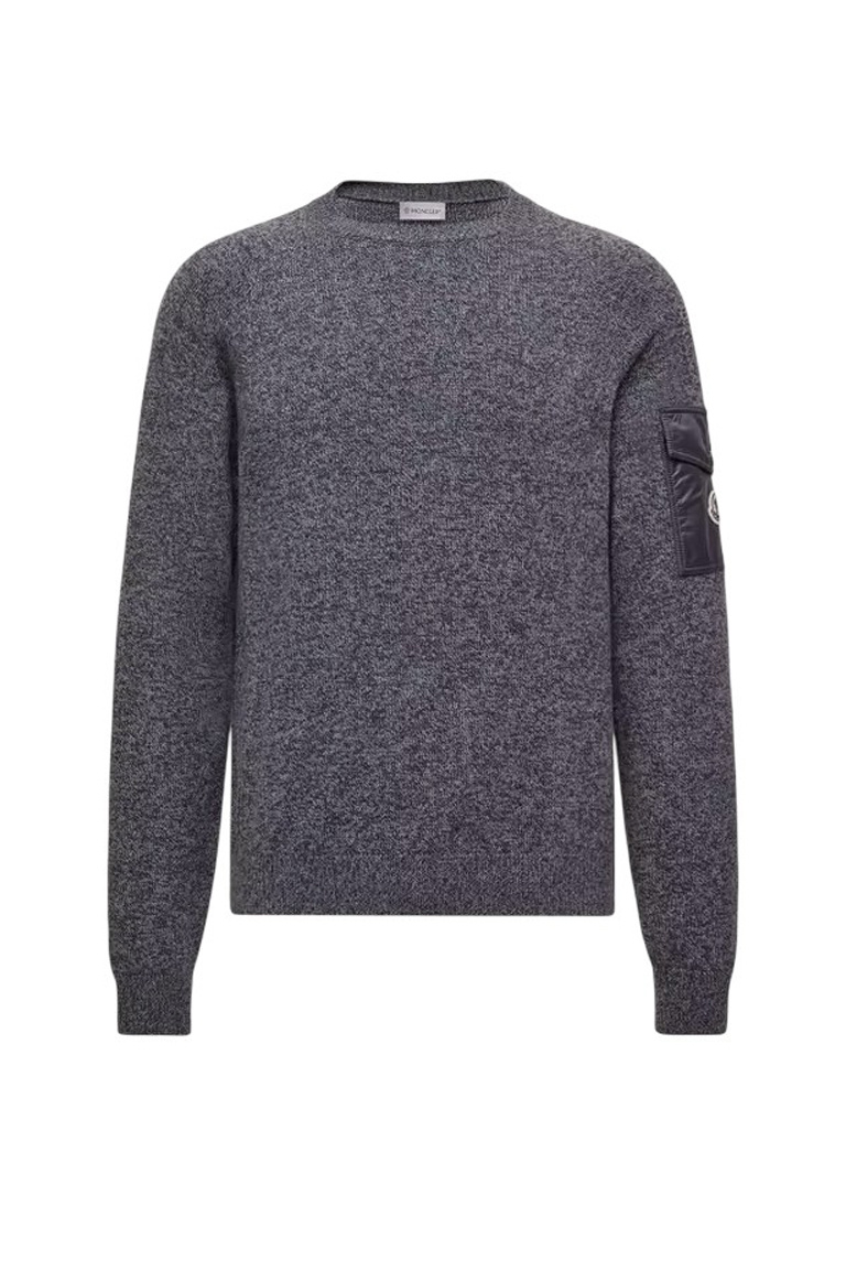 Мужской Moncler Джемпер из шерсти и кашемира (цвет ), артикул K20919C00012-M3550 | Фото 1