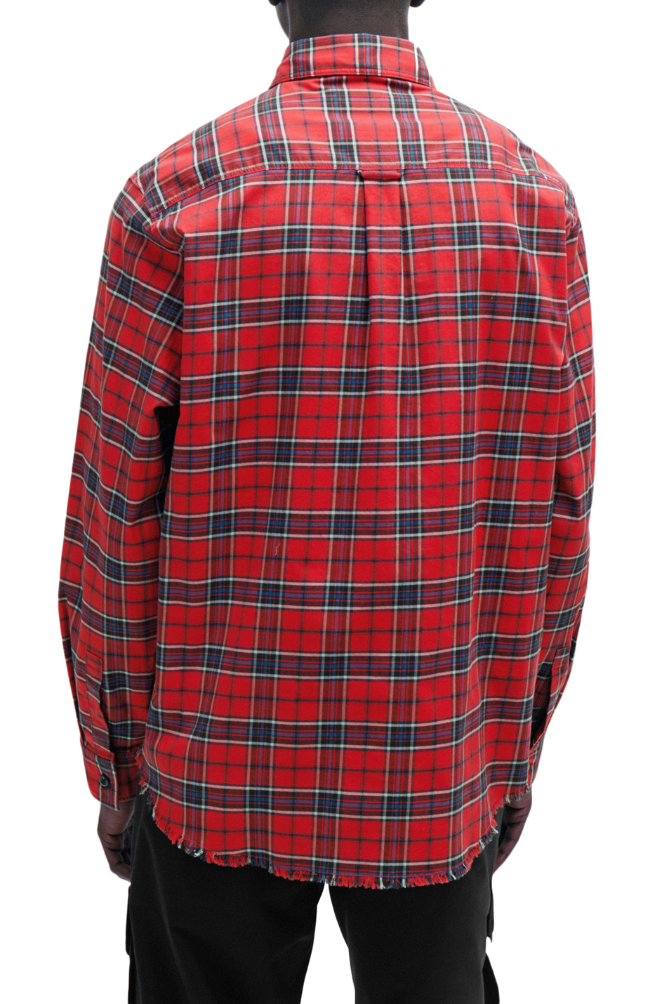 Мужской HUGO Рубашка из эластичного хлопка в клетку (цвет ), артикул 50508622 | Фото 4
