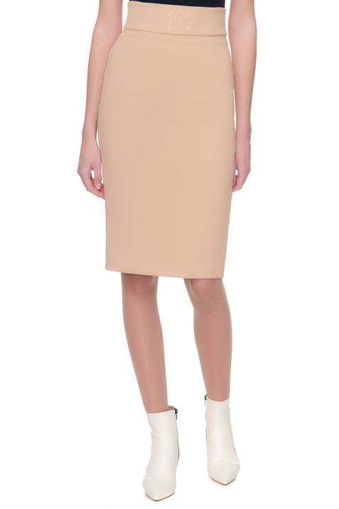 Elisabetta Franchi Юбка с вышивкой на поясе ( цвет), артикул GO48816E2 | Фото 4
