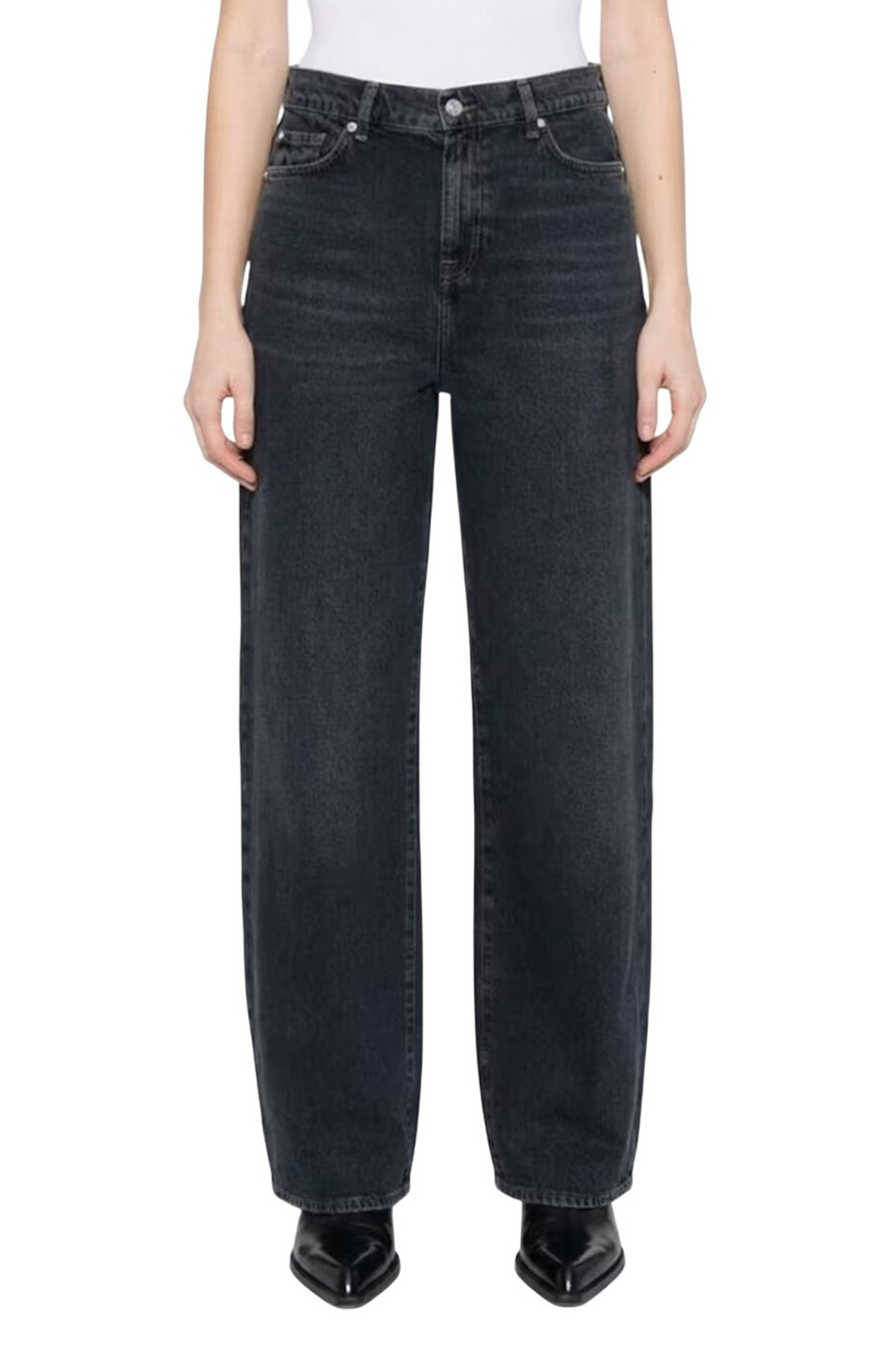 Женский 7 for all Mankind Джинсы SLOUCHY WIDE (цвет ), артикул 7U4P0E52 | Фото 3